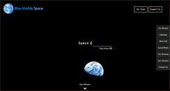 Desktop Screenshot of bluemarblespace.org